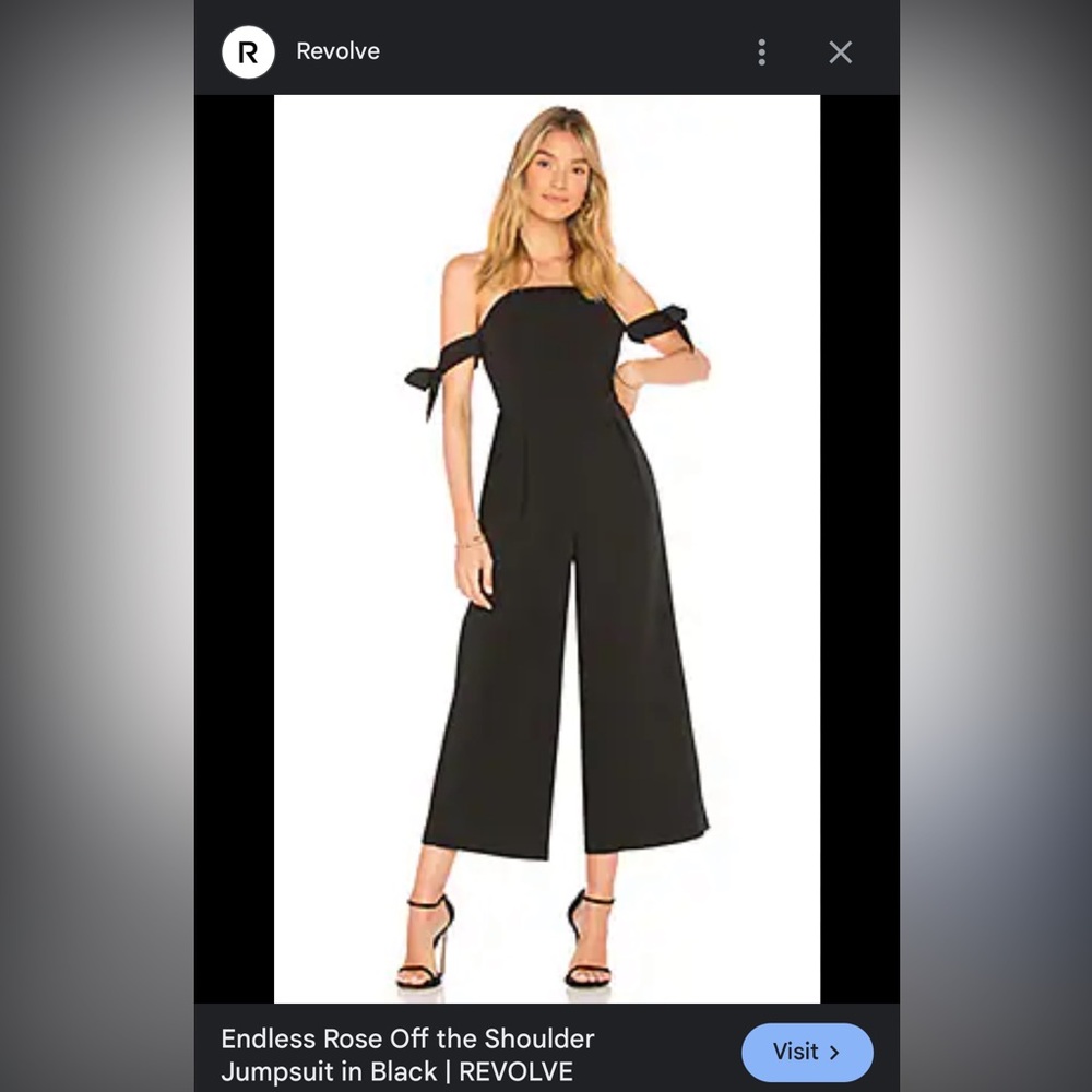 Endless Rose Off the Shoulder Jumpsuit